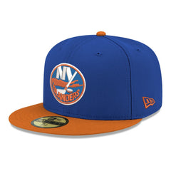 New York Islanders New Era Core Logo Two-Tone 59FIFTY Fitted Hat - Blue | US 203471432