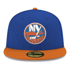 New York Islanders New Era Core Logo Two-Tone 59FIFTY Fitted Hat - Blue | US 203471432