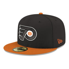 Philadelphia Flyers New Era Core Logo Two-Tone 59FIFTY Fitted Hat - Black | US 203471435