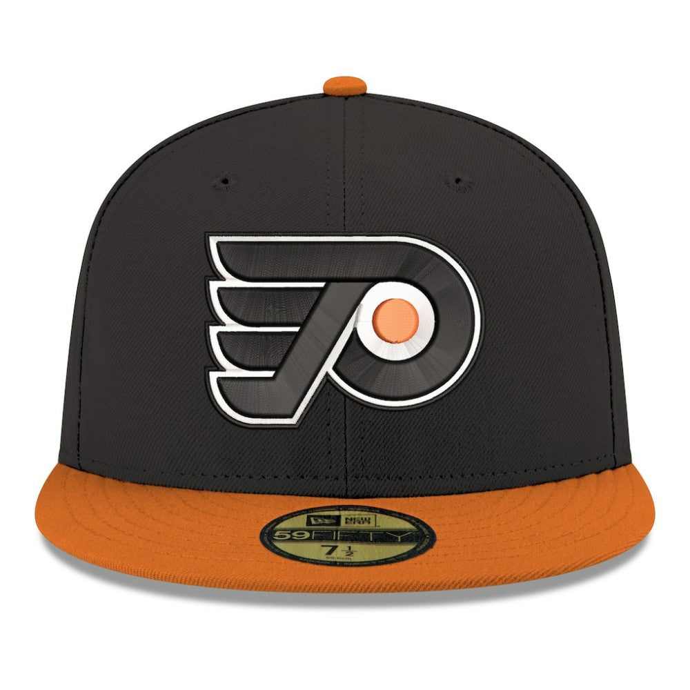 Philadelphia Flyers New Era Core Logo Two-Tone 59FIFTY Fitted Hat - Black | US 203471435