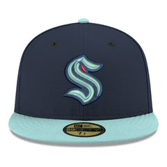 Seattle Kraken New Era Core Logo Two-Tone 59FIFTY Fitted Hat - Navy | US 203471438