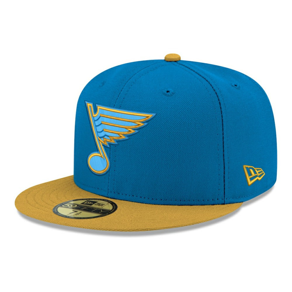 St. Louis Blues New Era Core Logo Two-Tone 59FIFTY Fitted Hat - Blue | US 203471440