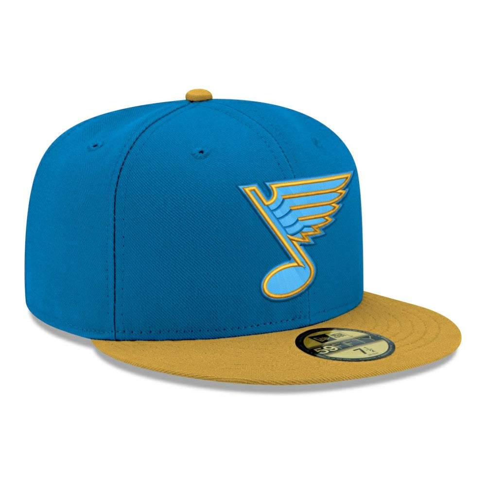 St. Louis Blues New Era Core Logo Two-Tone 59FIFTY Fitted Hat - Blue | US 203471440