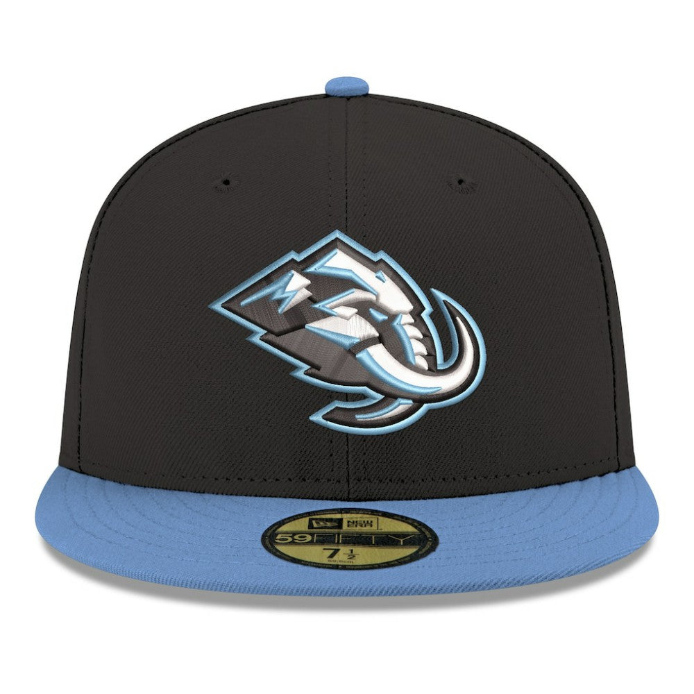 Utah Mammoth New Era Core Logo Two-Tone 59FIFTY Fitted Hat - Black | US 203471443