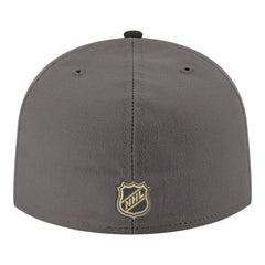 Vegas Golden Knights New Era Core Logo Two-Tone 59FIFTY Fitted Hat - Gray | US 203471445