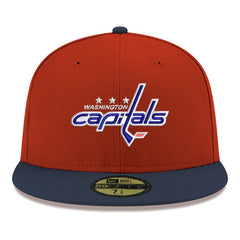 Washington Capitals New Era Core Logo Two-Tone 59FIFTY Fitted Hat - Red | US 203471446