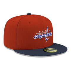 Washington Capitals New Era Core Logo Two-Tone 59FIFTY Fitted Hat - Red | US 203471446