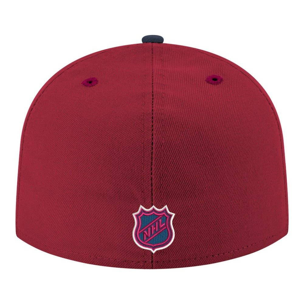 Colorado Avalanche New Era Core Logo Two-Tone 59FIFTY Fitted Hat - Burgundy | US 203471448