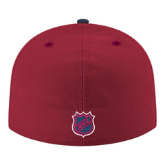 Colorado Avalanche New Era Core Logo Two-Tone 59FIFTY Fitted Hat - Burgundy | US 203471448
