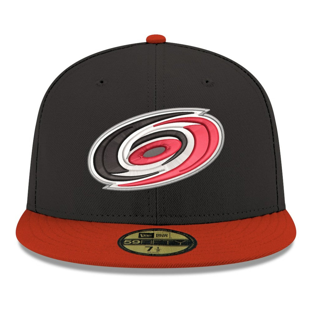Carolina Hurricanes New Era Core Logo Two-Tone 59FIFTY Fitted Hat - Black | US 203471450