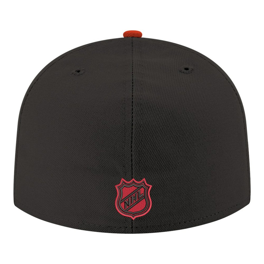 Carolina Hurricanes New Era Core Logo Two-Tone 59FIFTY Fitted Hat - Black | US 203471450
