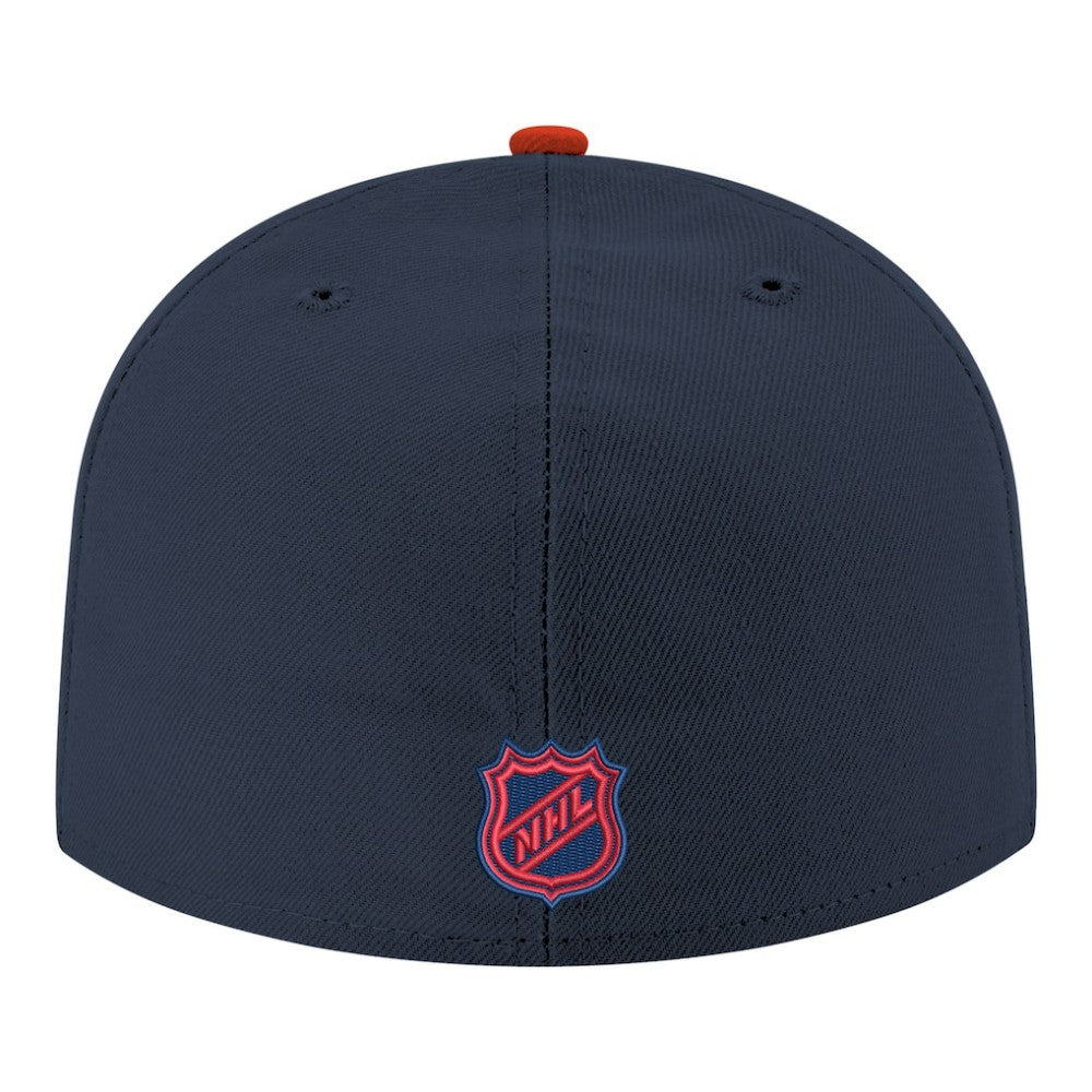 Columbus Blue Jackets New Era Core Logo Two-Tone 59FIFTY Fitted Hat - Navy | US 203471453