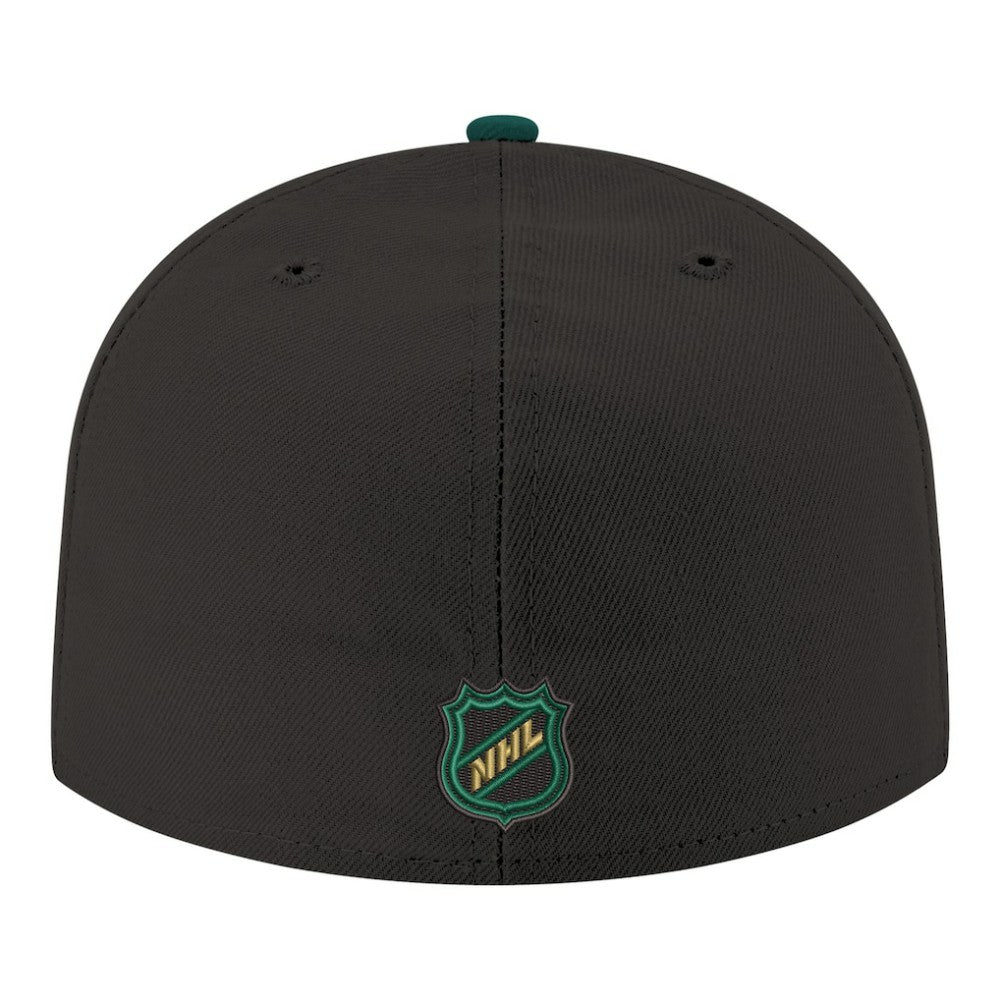 Dallas Stars New Era Core Logo Two-Tone 59FIFTY Fitted Hat - Black | US 203471454
