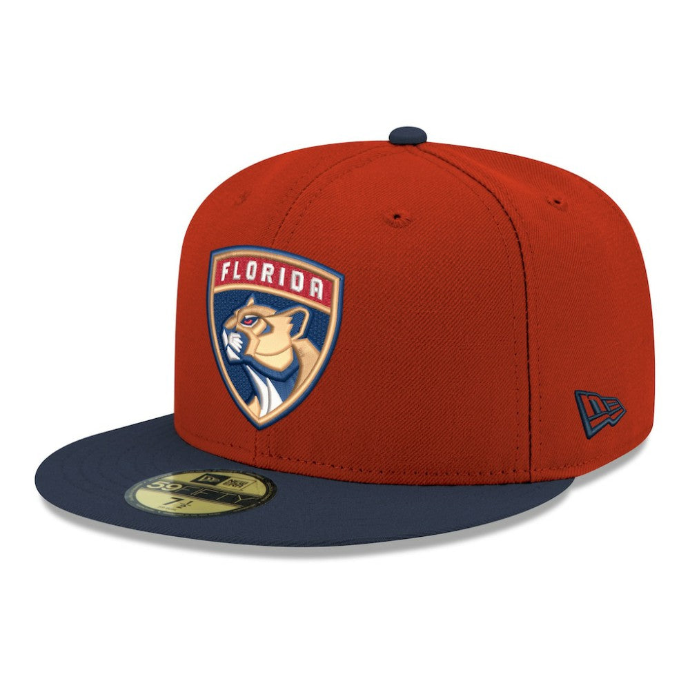 Florida Panthers New Era Core Logo Two-Tone 59FIFTY Fitted Hat - Red | US 203471458