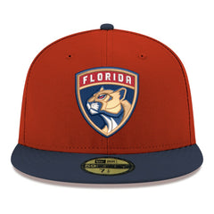 Florida Panthers New Era Core Logo Two-Tone 59FIFTY Fitted Hat - Red | US 203471458