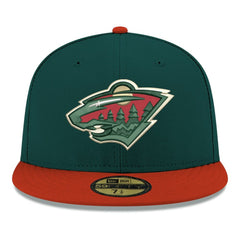 Minnesota Wild New Era Core Logo Two-Tone 59FIFTY Fitted Hat - Green | US 203471459