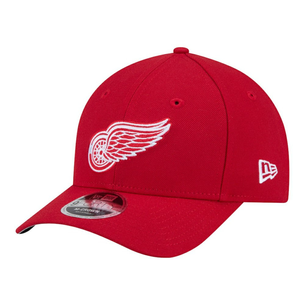 Detroit Red Wings New Era COOLERA 9FORTY M-Crown Adjustable Hat - Red | US 203471478