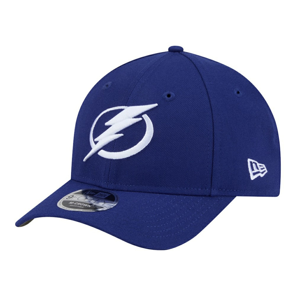 Tampa Bay Lightning New Era 9FORTY M-Crown Adjustable Hat - Blue | US 203471487