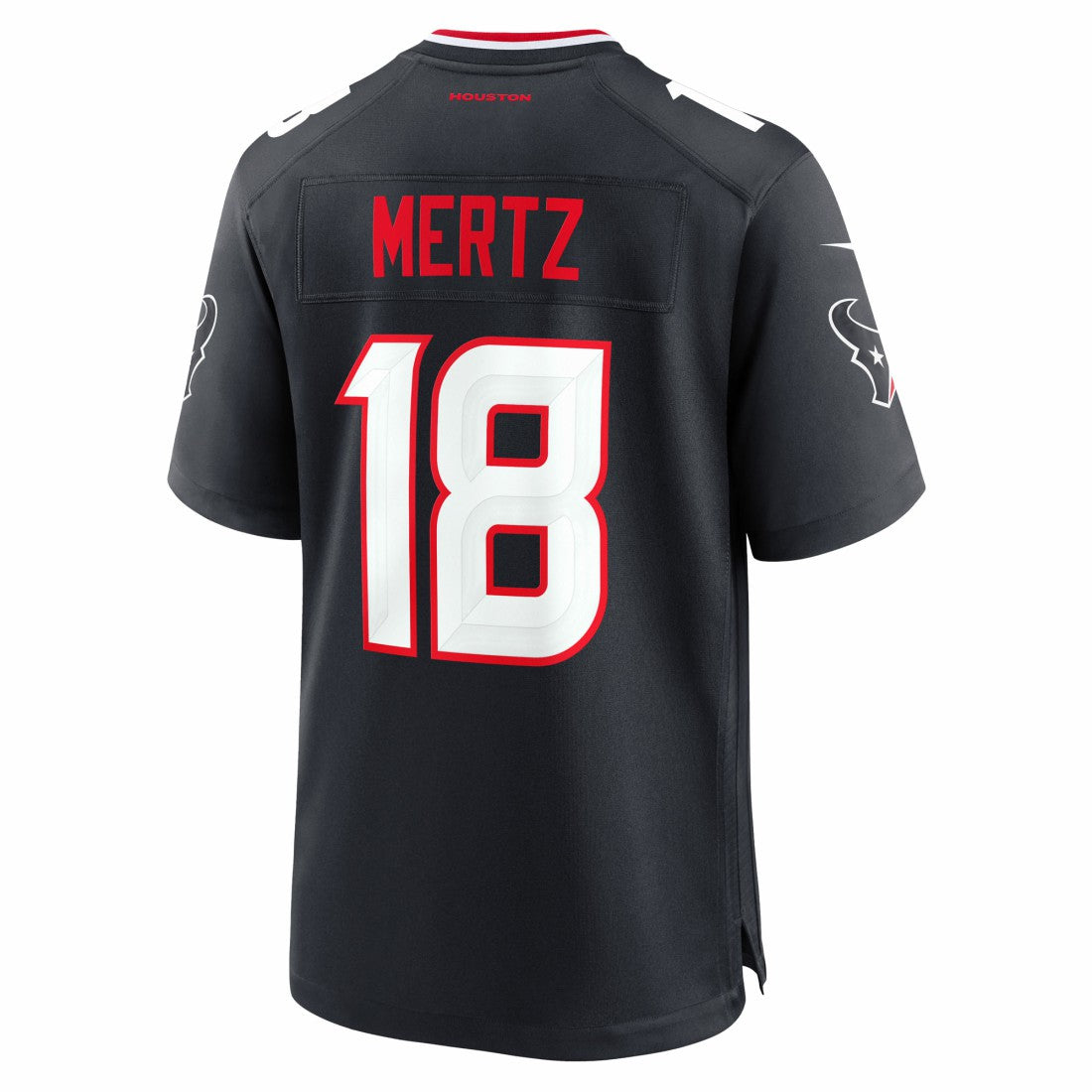 Graham Mertz Houston Texans Team Game Jersey - Navy Jerseys