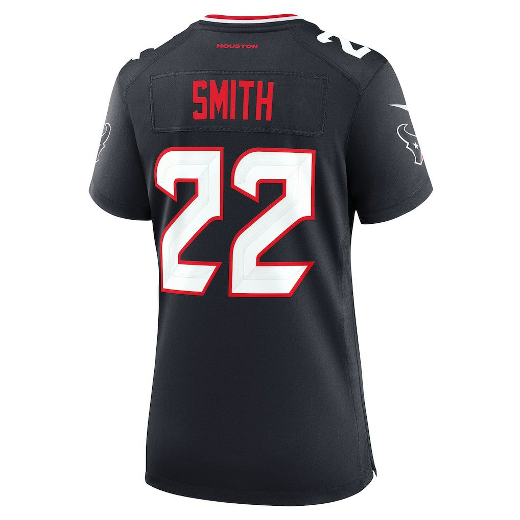 Jaylin Smith Houston Texans Women's Team Game Jersey - Navy Jerseys