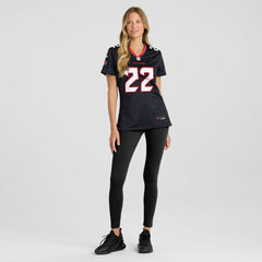 Jaylin Smith Houston Texans Women's Team Game Jersey - Navy Jerseys