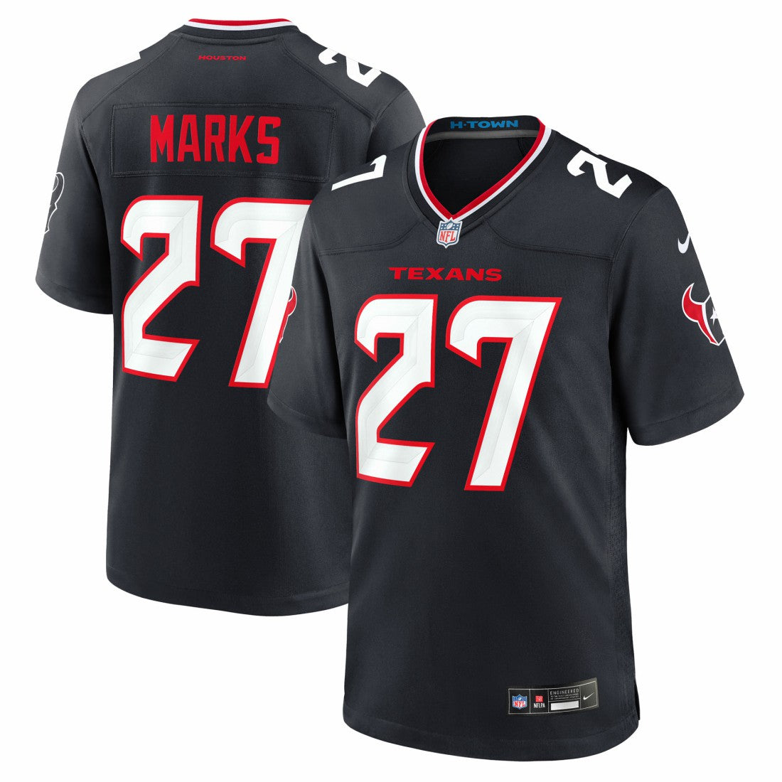 Woody Marks Houston Texans Team Game Jersey - Navy Jerseys
