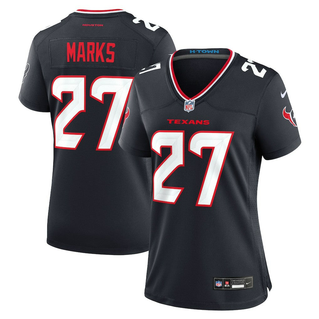 Woody Marks Houston Texans Women's Team Game Jersey - Navy Jerseys