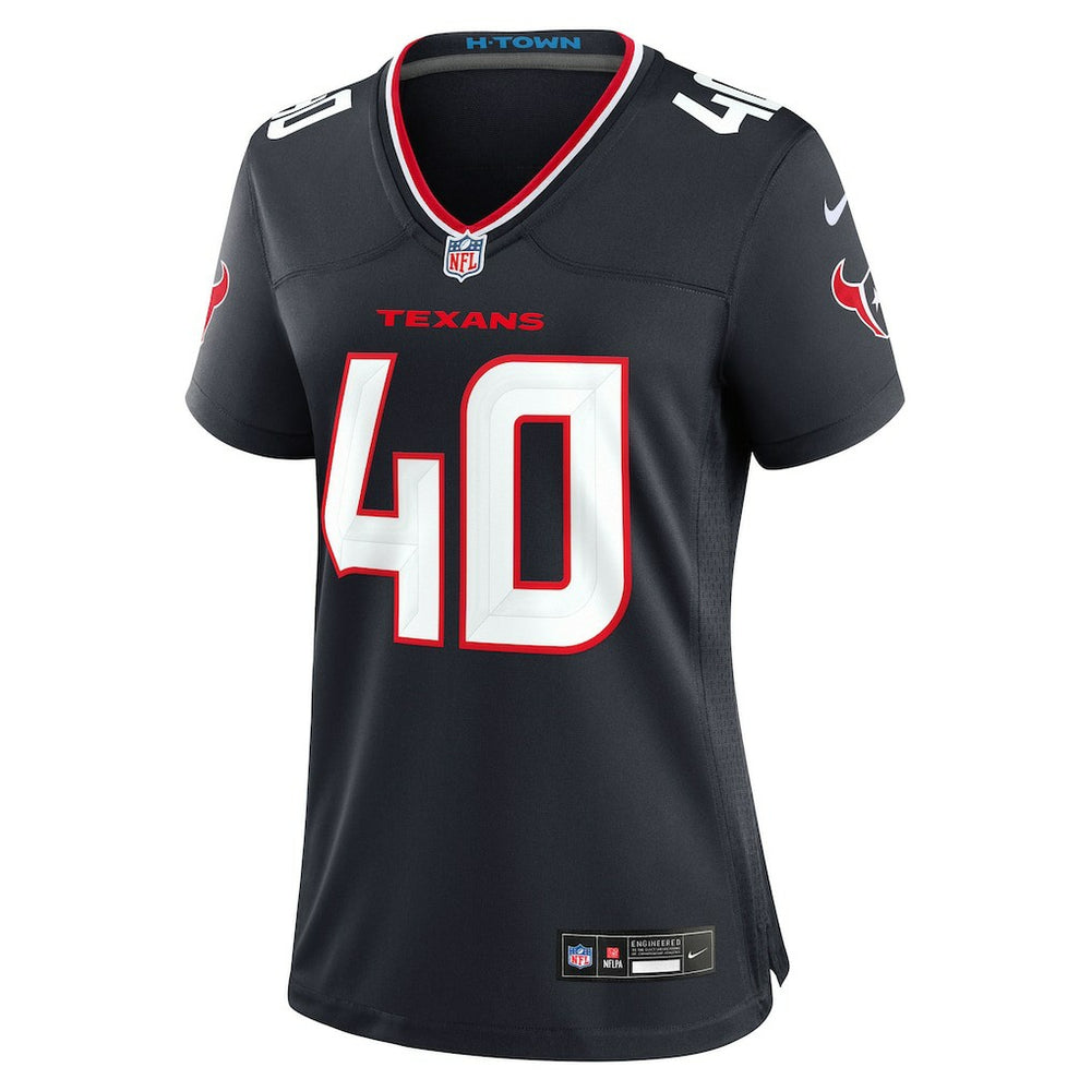 Austin Brinkman Houston Texans Women's Team Game Jersey - Navy Jerseys