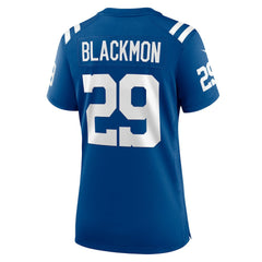Mekhi Blackmon Indianapolis Colts Women's Team Game Jersey - Royal Jerseys