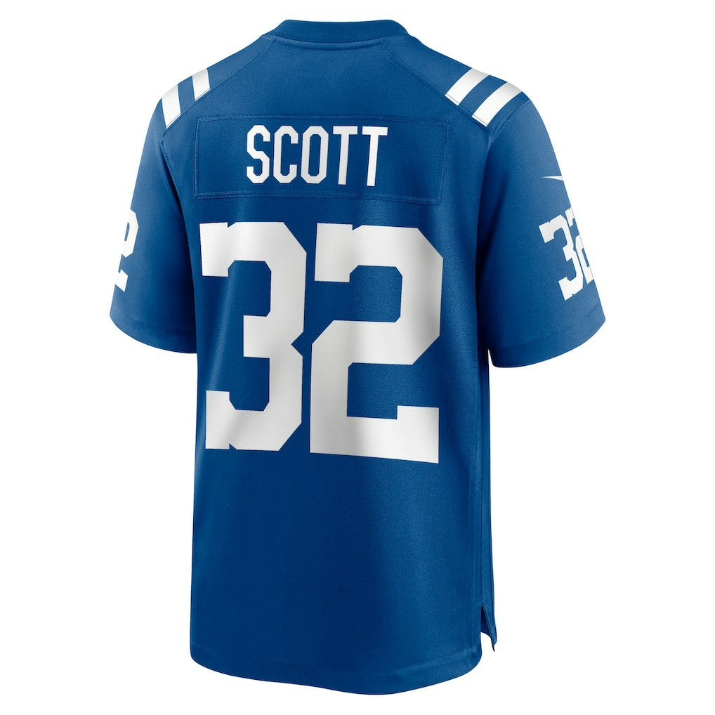 Daniel Scott Indianapolis Colts Team Game Jersey - Royal Jerseys