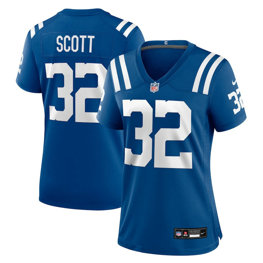 Daniel Scott Indianapolis Colts Women's Team Game Jersey - Royal Jerseys