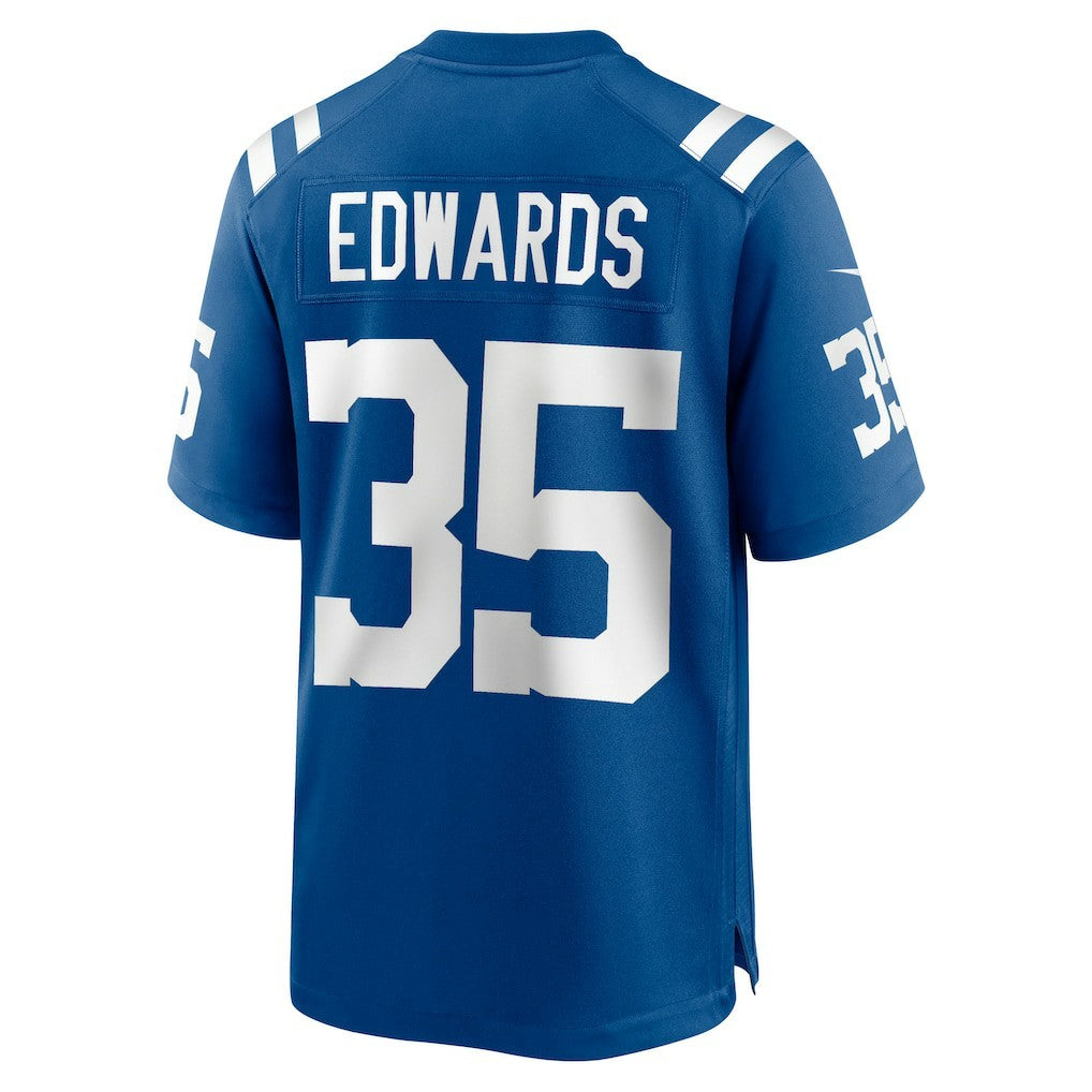 Johnathan Edwards Indianapolis Colts Team Game Jersey - Royal Jerseys