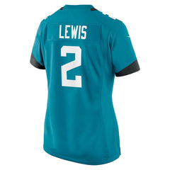 Jourdan Lewis Jacksonville Jaguars Women's Team Game Jersey - Teal Jerseys