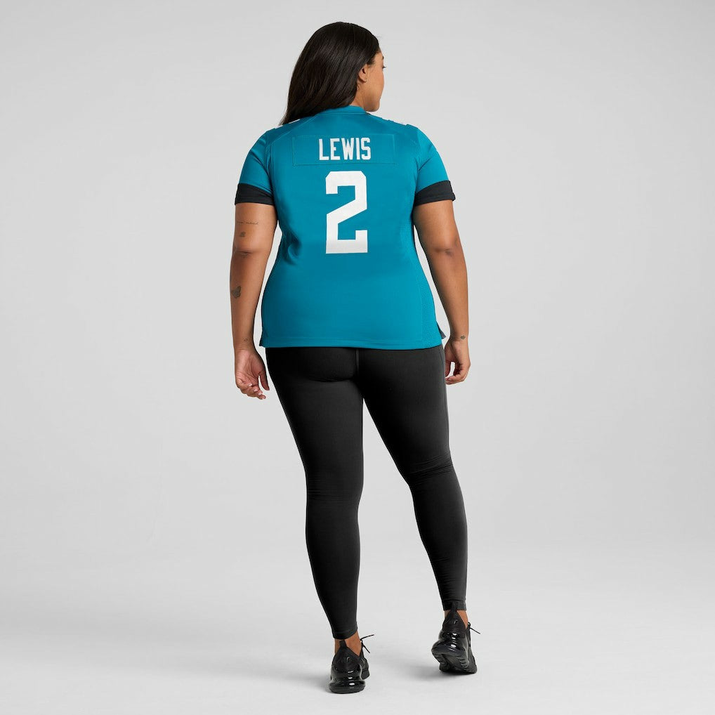 Jourdan Lewis Jacksonville Jaguars Women's Team Game Jersey - Teal Jerseys