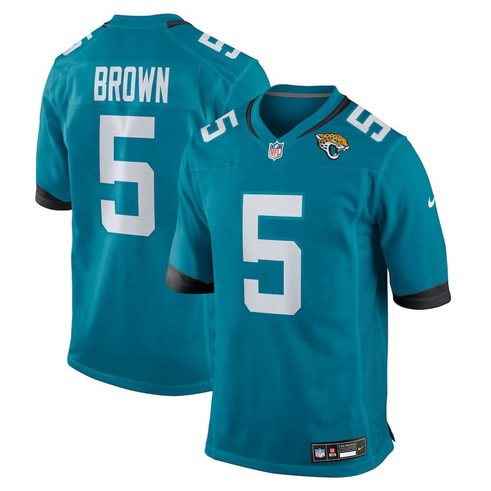 Dyami Brown Jacksonville Jaguars Team Game Jersey - Teal Jerseys