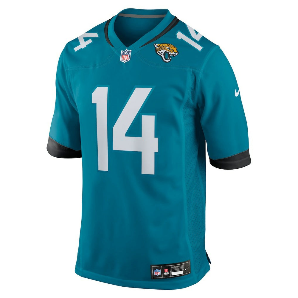 Nick Mullens Jacksonville Jaguars Team Game Jersey - Teal Jerseys