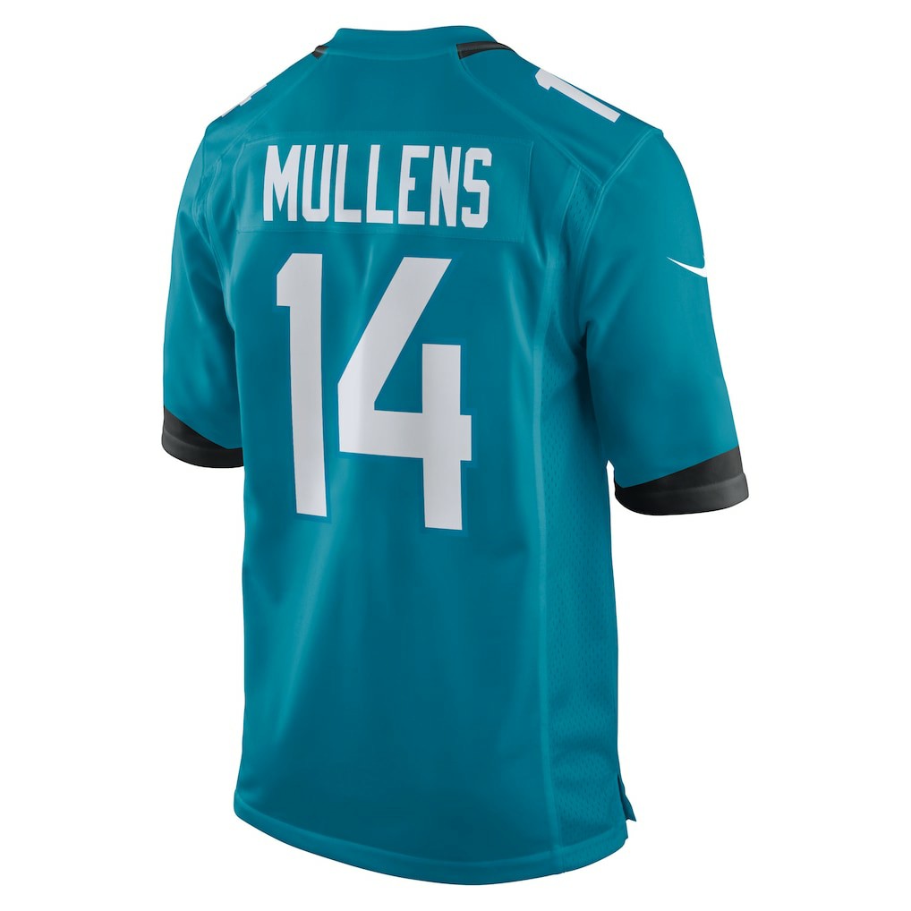 Nick Mullens Jacksonville Jaguars Team Game Jersey - Teal Jerseys
