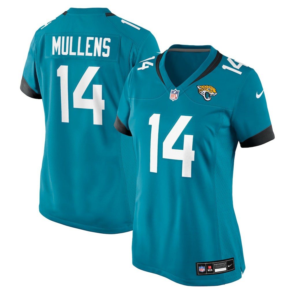 Nick Mullens Jacksonville Jaguars Women's Team Game Jersey - Teal Jerseys