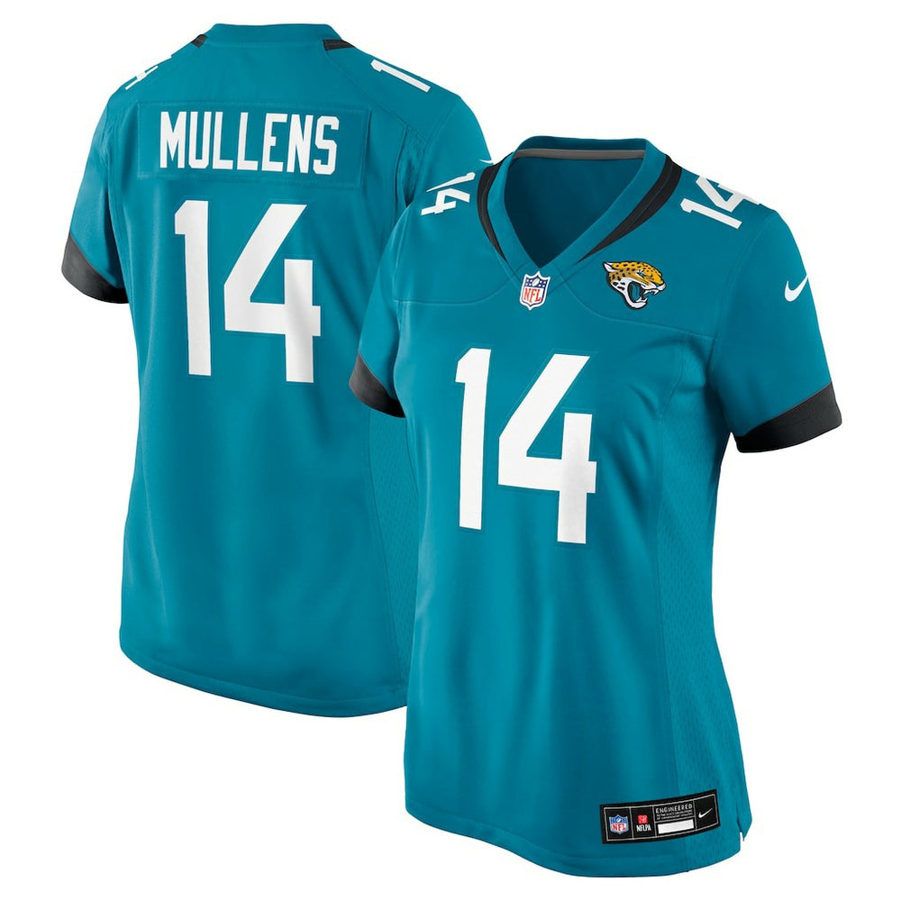 Nick Mullens Jacksonville Jaguars Women's Team Game Jersey - Teal Jerseys