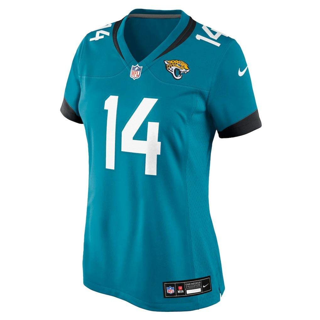 Nick Mullens Jacksonville Jaguars Women's Team Game Jersey - Teal Jerseys