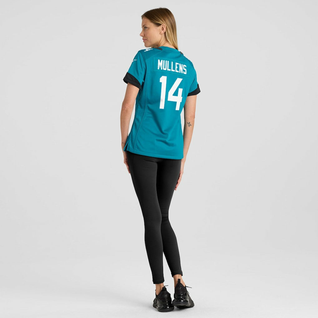 Nick Mullens Jacksonville Jaguars Women's Team Game Jersey - Teal Jerseys