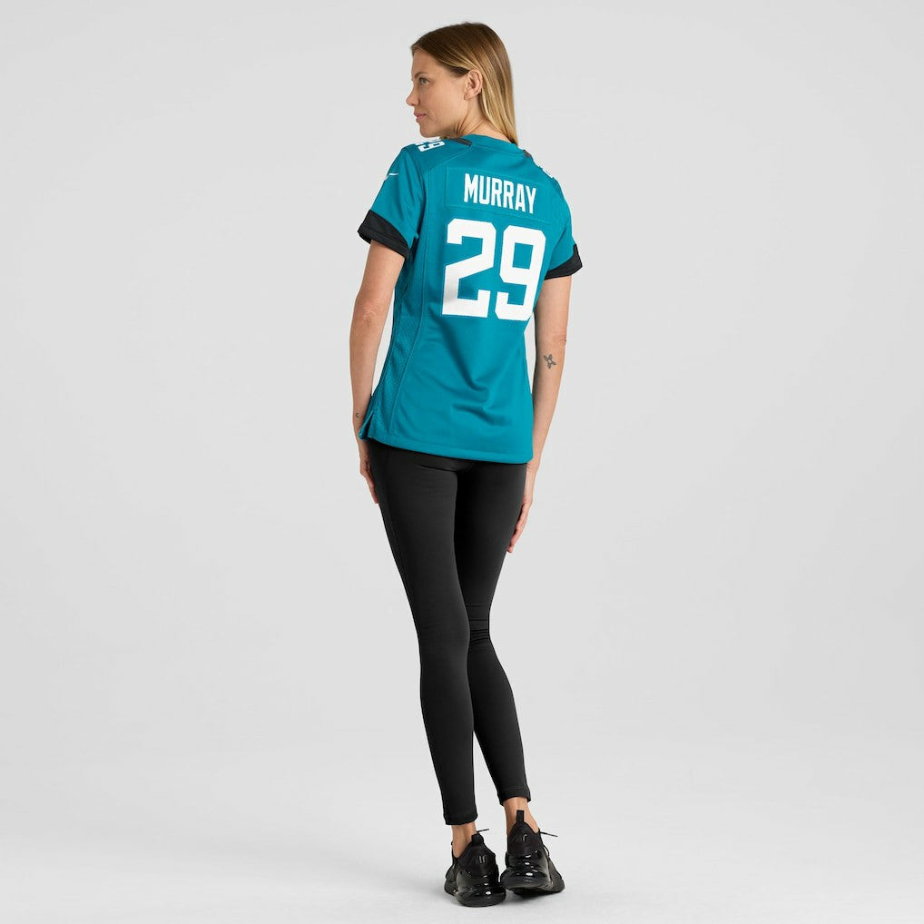Eric Murray Jacksonville Jaguars Women's Team Game Jersey - Teal Jerseys