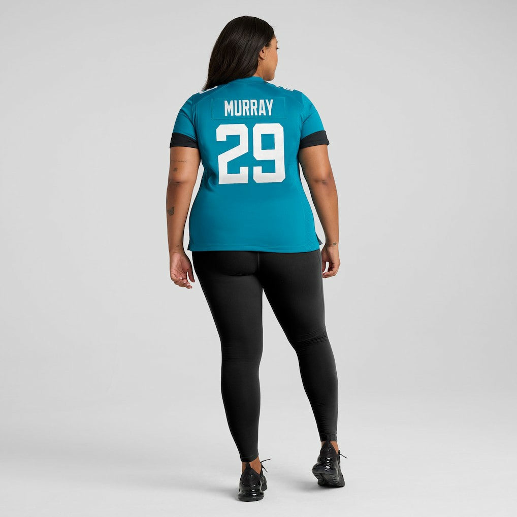 Eric Murray Jacksonville Jaguars Women's Team Game Jersey - Teal Jerseys