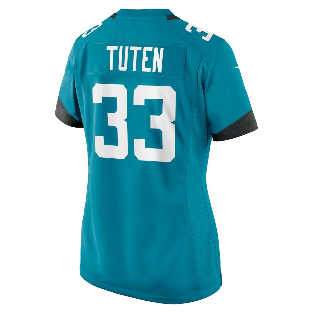 Bhayshul Tuten Jacksonville Jaguars Women's Team Game Jersey - Teal Jerseys