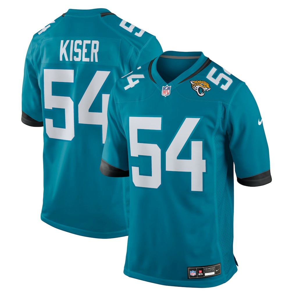 Jack Kiser Jacksonville Jaguars Team Game Jersey - Teal Jerseys