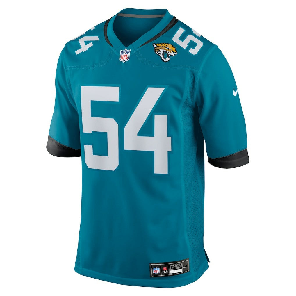 Jack Kiser Jacksonville Jaguars Team Game Jersey - Teal Jerseys