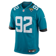 Danny Striggow Jacksonville Jaguars Team Game Jersey - Teal Jerseys