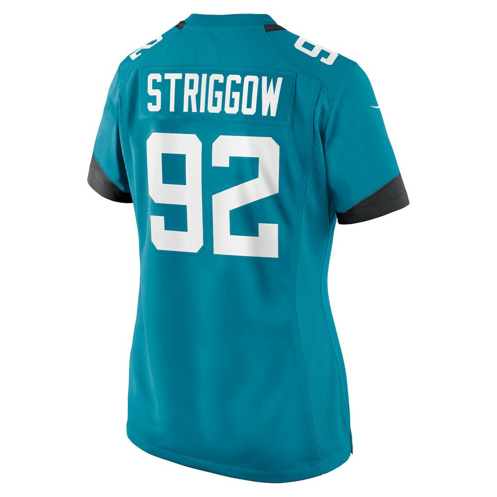 Danny Striggow Jacksonville Jaguars Women's Team Game Jersey - Teal Jerseys