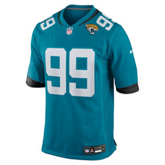 Austin Johnson Jacksonville Jaguars Team Game Jersey - Teal Jerseys