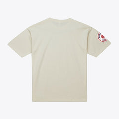 David Ortiz Boston Red Sox Mitchell & Ness Cooperstown Collection Throwback Name & Number T-Shirt - Cream T-shirts